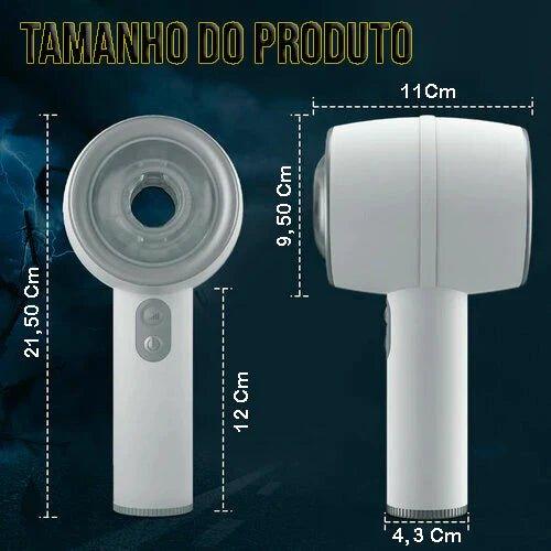 Masturbador Masculino Manual Telescópico Automático de 3 Frequências - prazervip