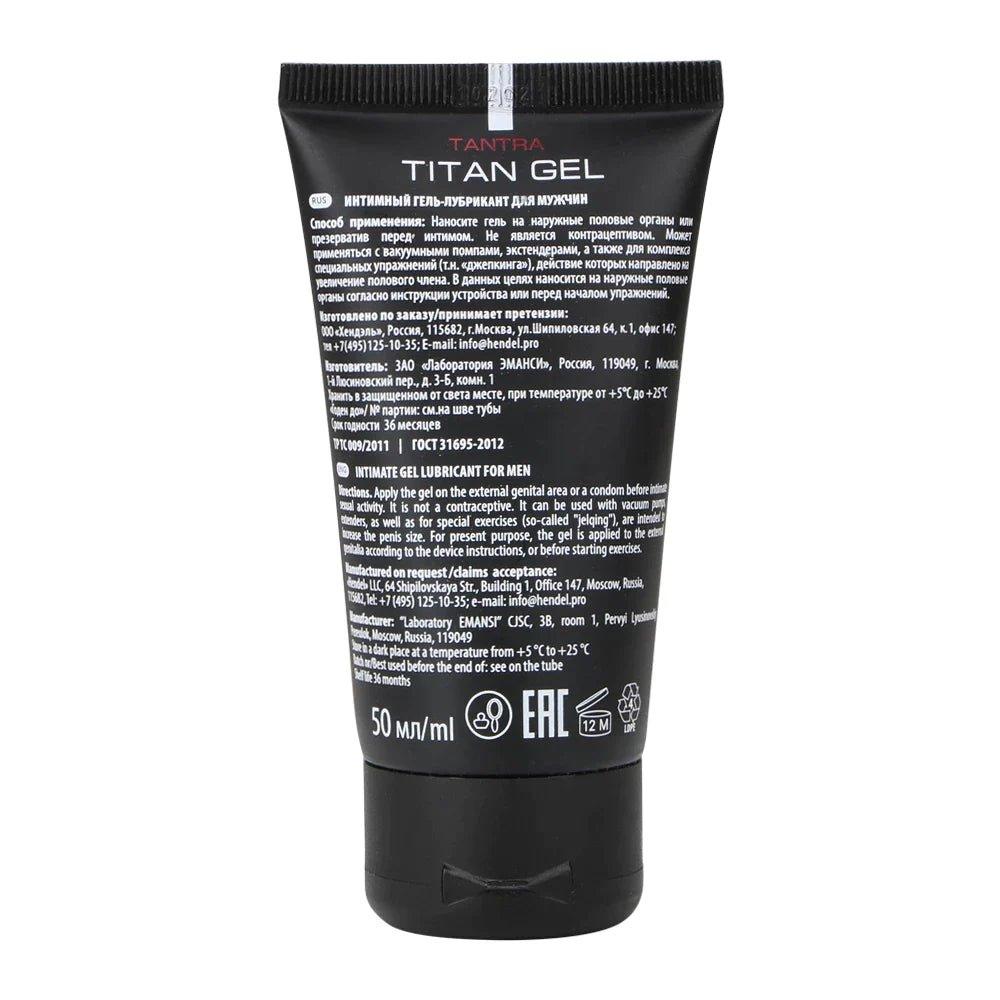 Titan Gel - Potencializa a performance masculina e aumenta