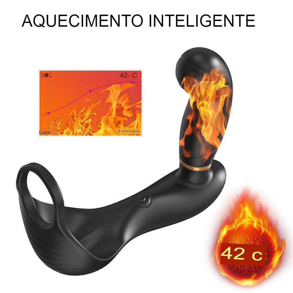 Vibrador 4 em 1 - Delírio Anal - prazervip